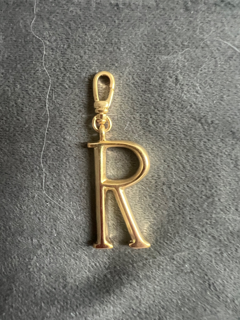 LuLu Frost Gold Tone Equestrian Bit Pendant Charm